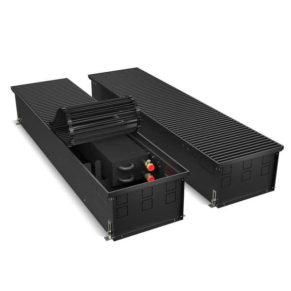 Конвектор внутрипольный Royal Thermo ATRIUM 190/300/2100 DG U BL