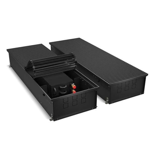 Конвектор внутрипольный Royal Thermo ATRIUM 190/400/2400 DG U BL