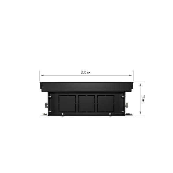 Конвектор внутрипольный Royal Thermo ATRIUM 75/200/2100 DG U BL — изображение 3