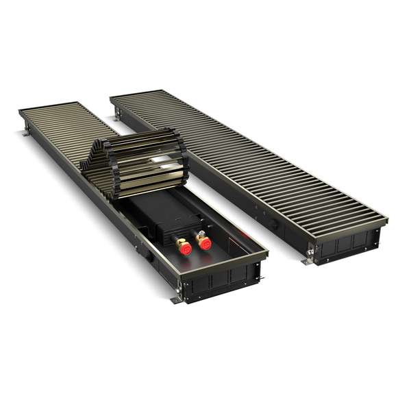 Конвектор внутрипольный Royal Thermo ATRIUM 75/200/2100 DG U DB