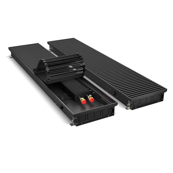 Конвектор внутрипольный Royal Thermo ATRIUM 75/250/1400 DG U BL