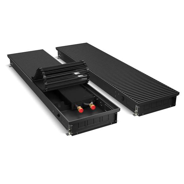 Конвектор внутрипольный Royal Thermo ATRIUM 90/300/1800 DG U BL