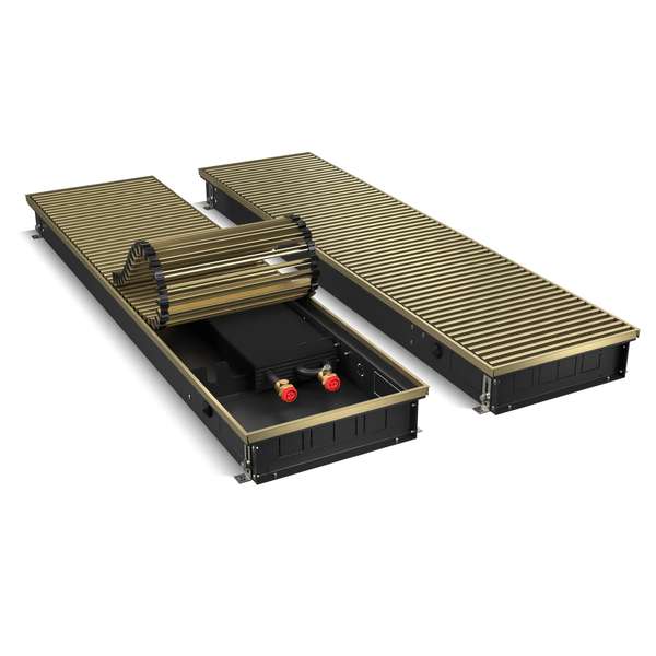 Конвектор внутрипольный Royal Thermo ATRIUM 90/300/2100 DG U AU
