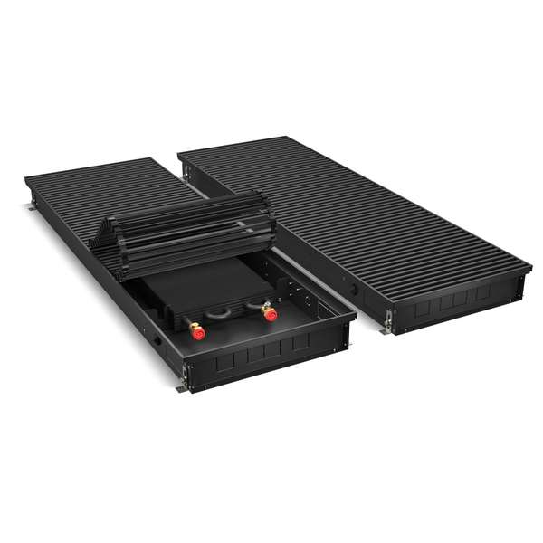 Конвектор внутрипольный Royal Thermo ATRIUM 90/400/2300 DG U BL